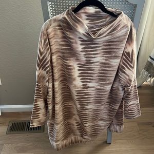 Fleece Flowy Sweater